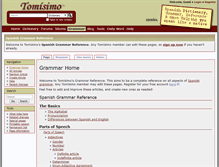 Tablet Screenshot of grammar.tomisimo.org